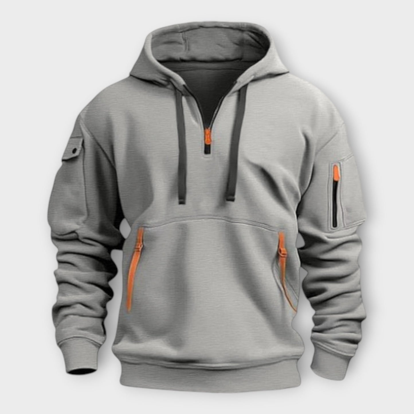 Tom - Half-Zip Kapuzenpullover