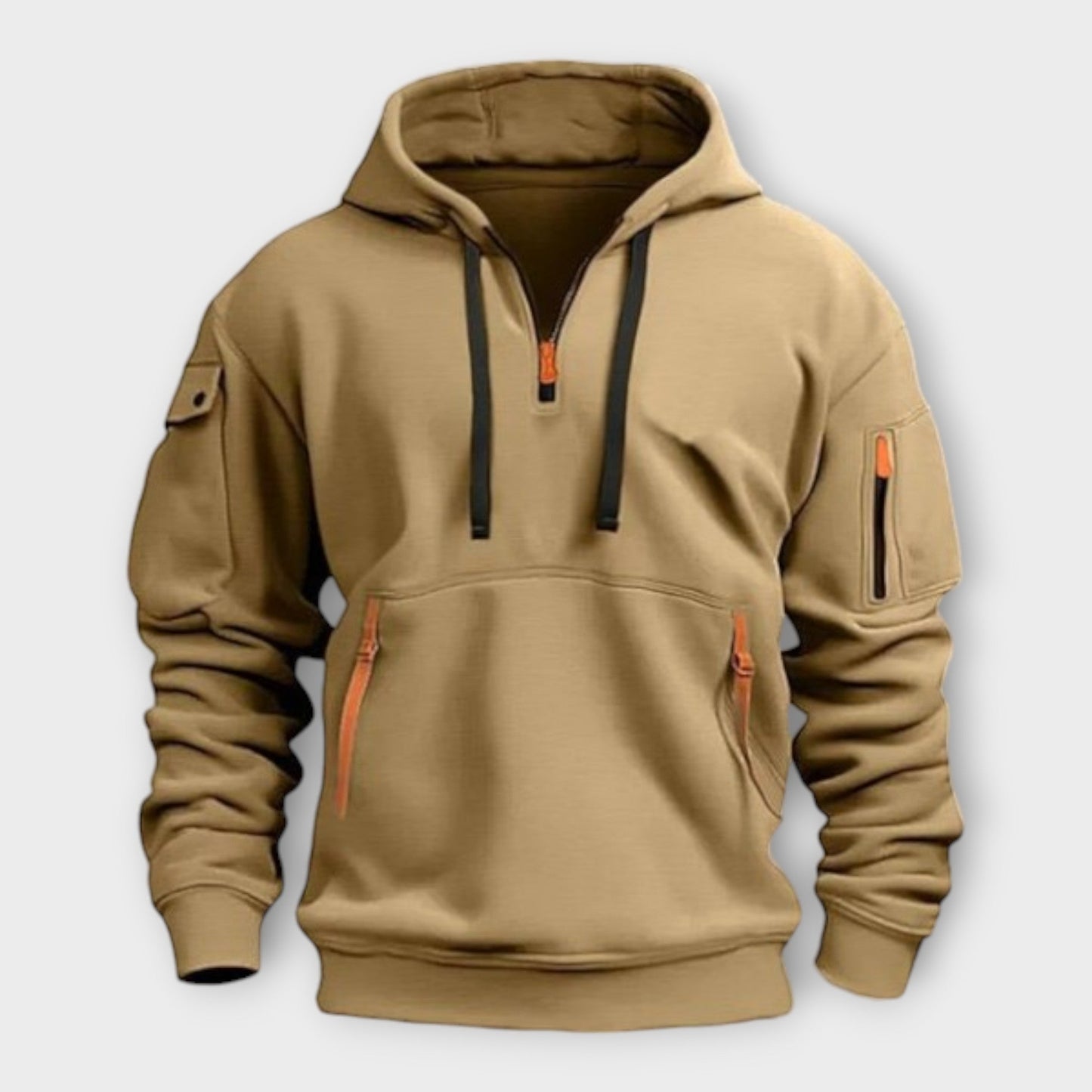 Tom - Half-Zip Kapuzenpullover
