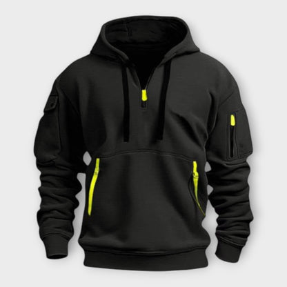 Tom - Half-Zip Kapuzenpullover
